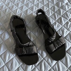 M. Gemi Black Sandals  Size 40.5